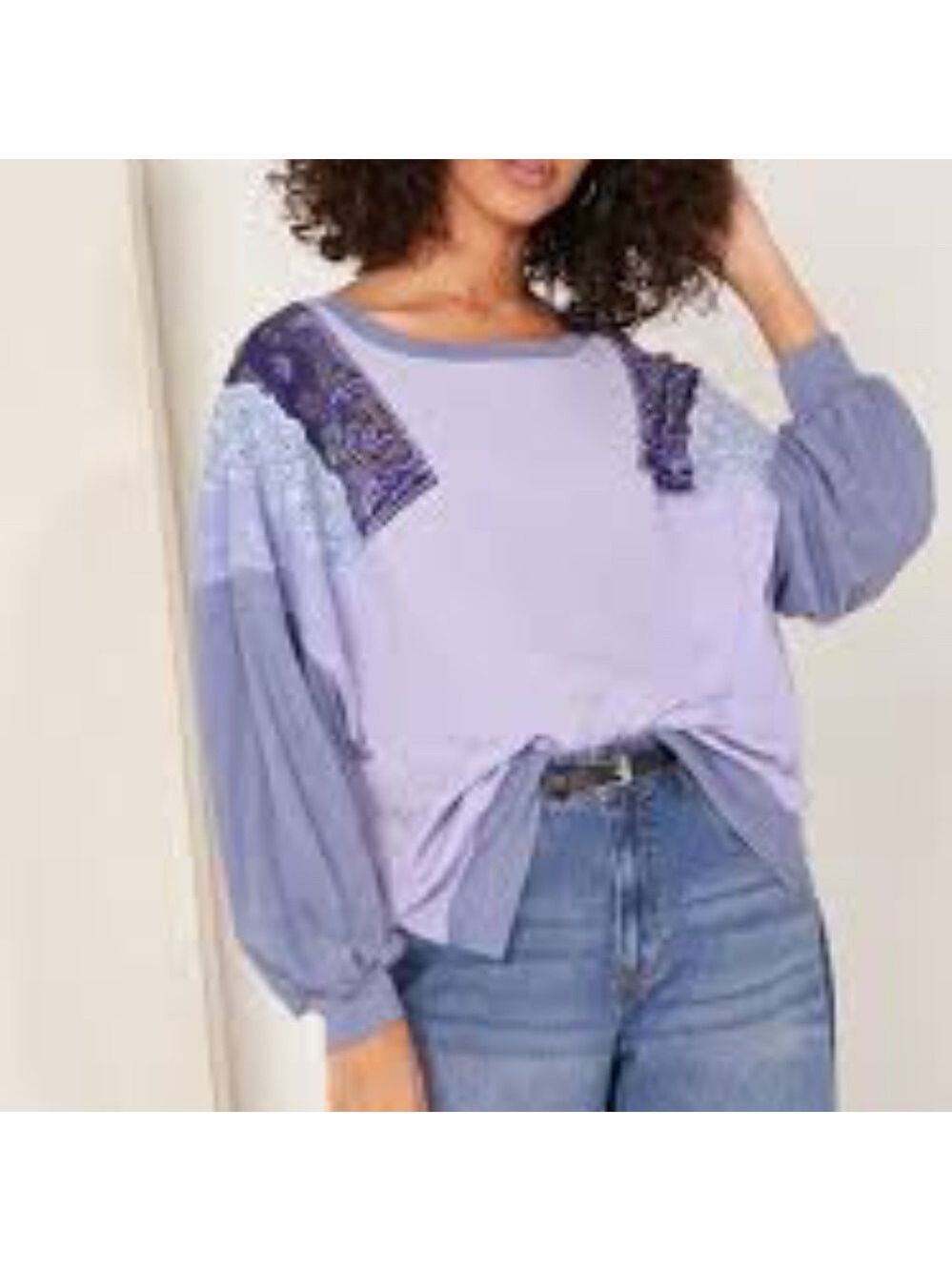 Free People Feelin It Embroidered Shirt